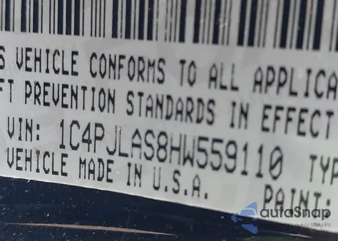 2017 Jeep Cherokee Sport Fwd z USA, uszkodzony, nr VIN 1C4PJLAS8HW559110